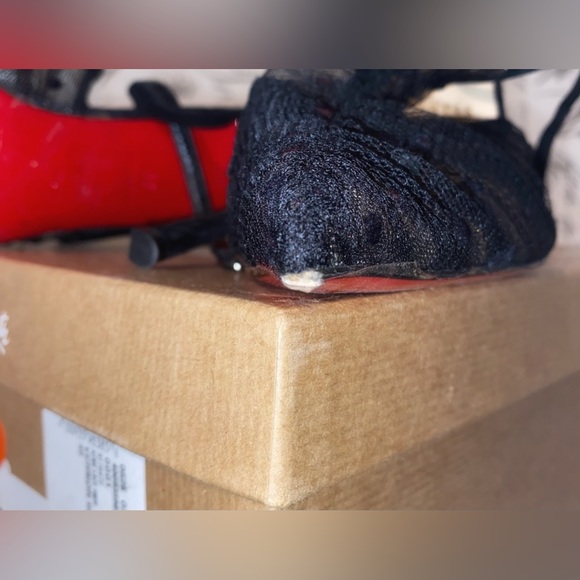 Christian Louboutin Acide 100 Rete/plum Tulle pump - Picture 13 of 16